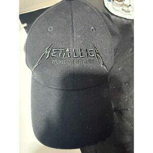 Metallica WorldWired Tour Hat Black Embroidered Baseball Cap Rock Band Merch